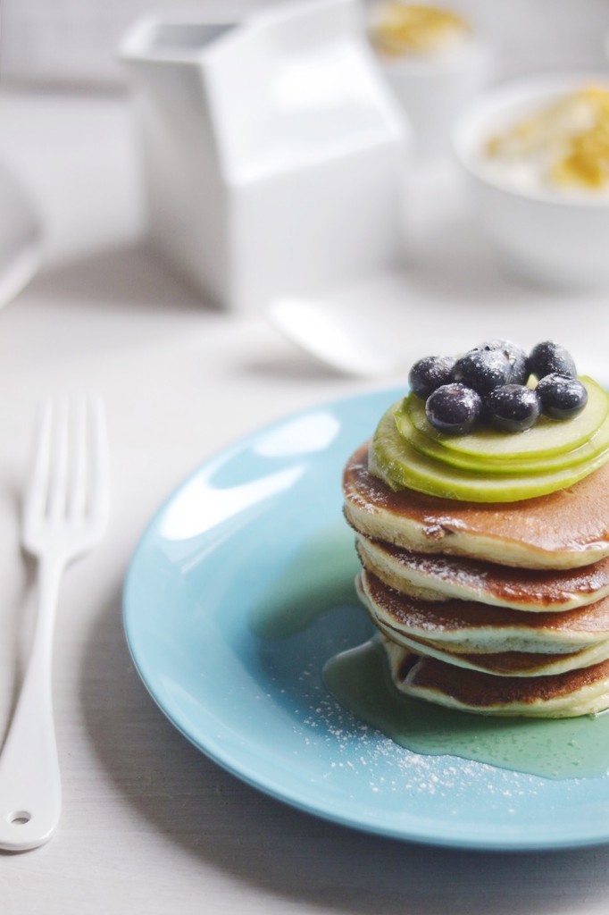 Pancakes légers au sirop d'agave