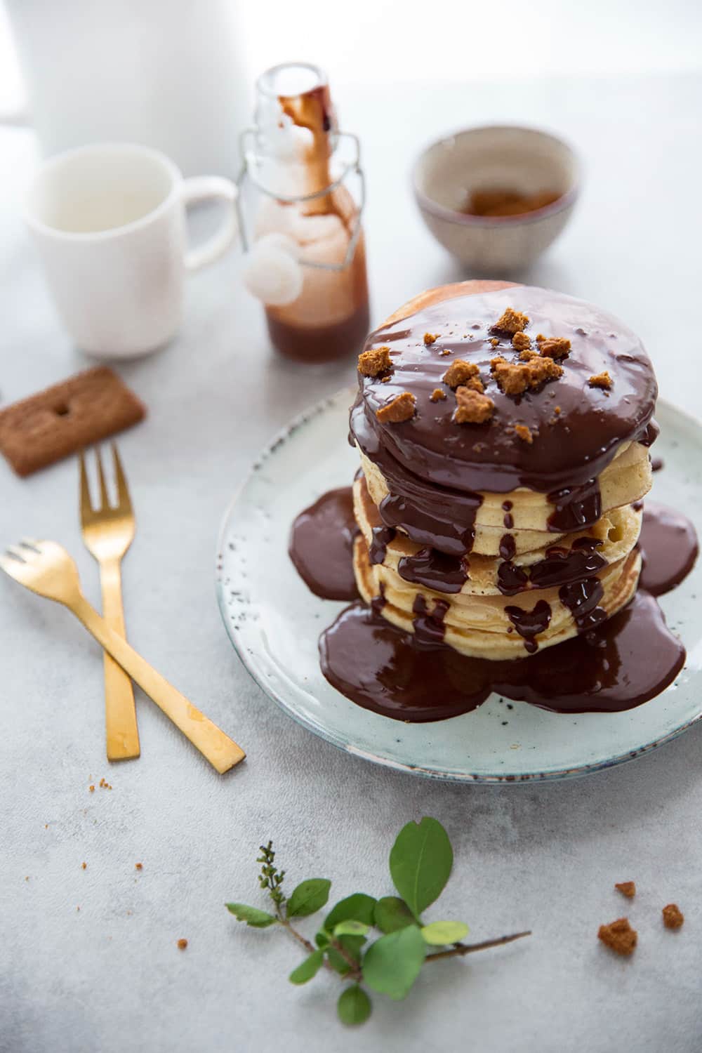 PANCAKES CHOCOLAT ET SPECULOOS