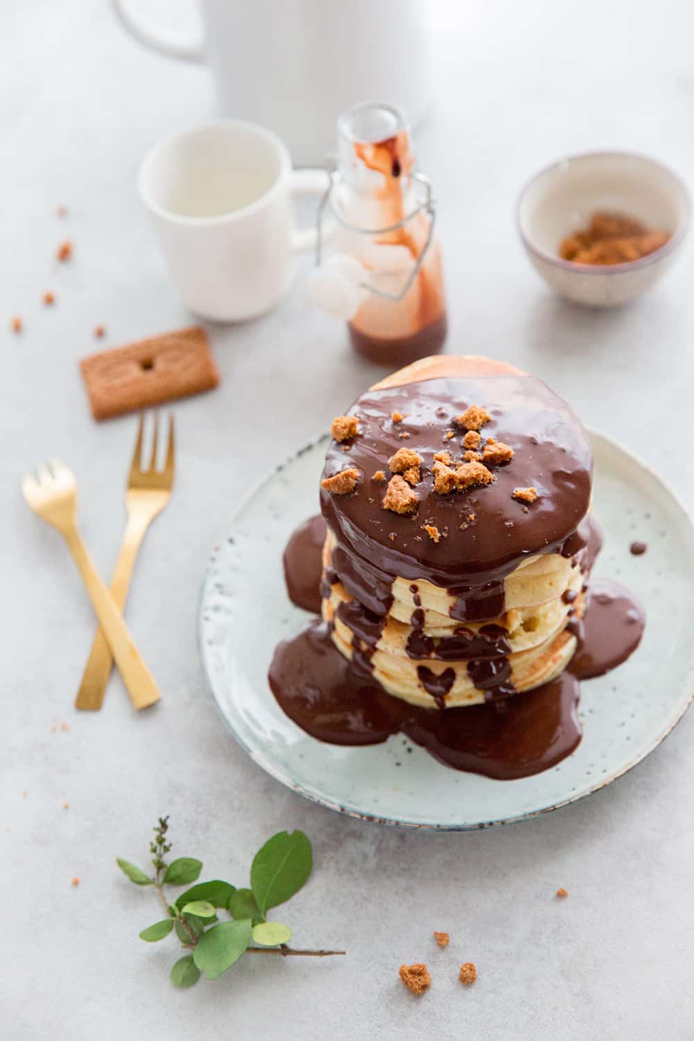 PANCAKES CHOCOLAT ET SPECULOOS