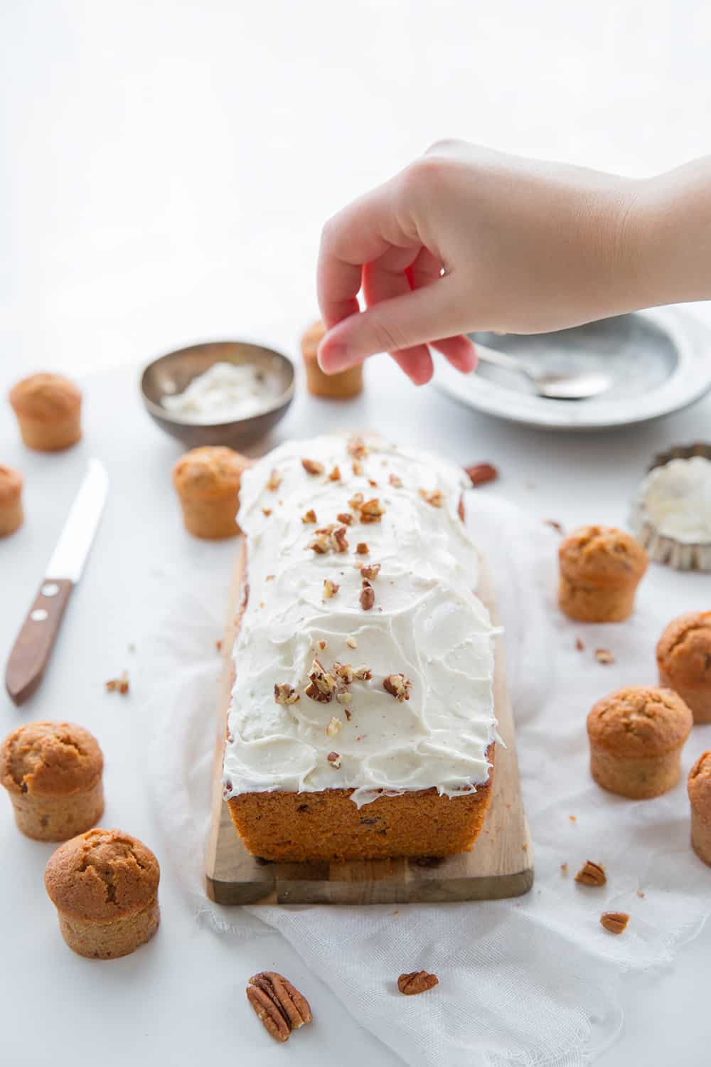 Carrot cake et glaçage cream cheese