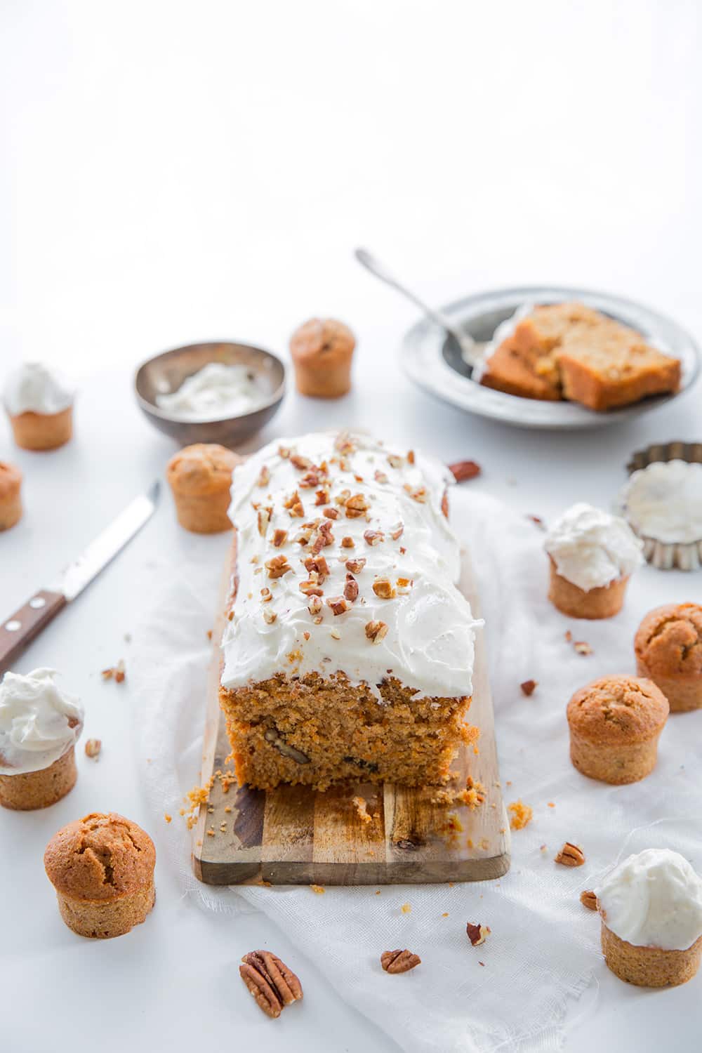 Carrot cake et glaçage cream cheese