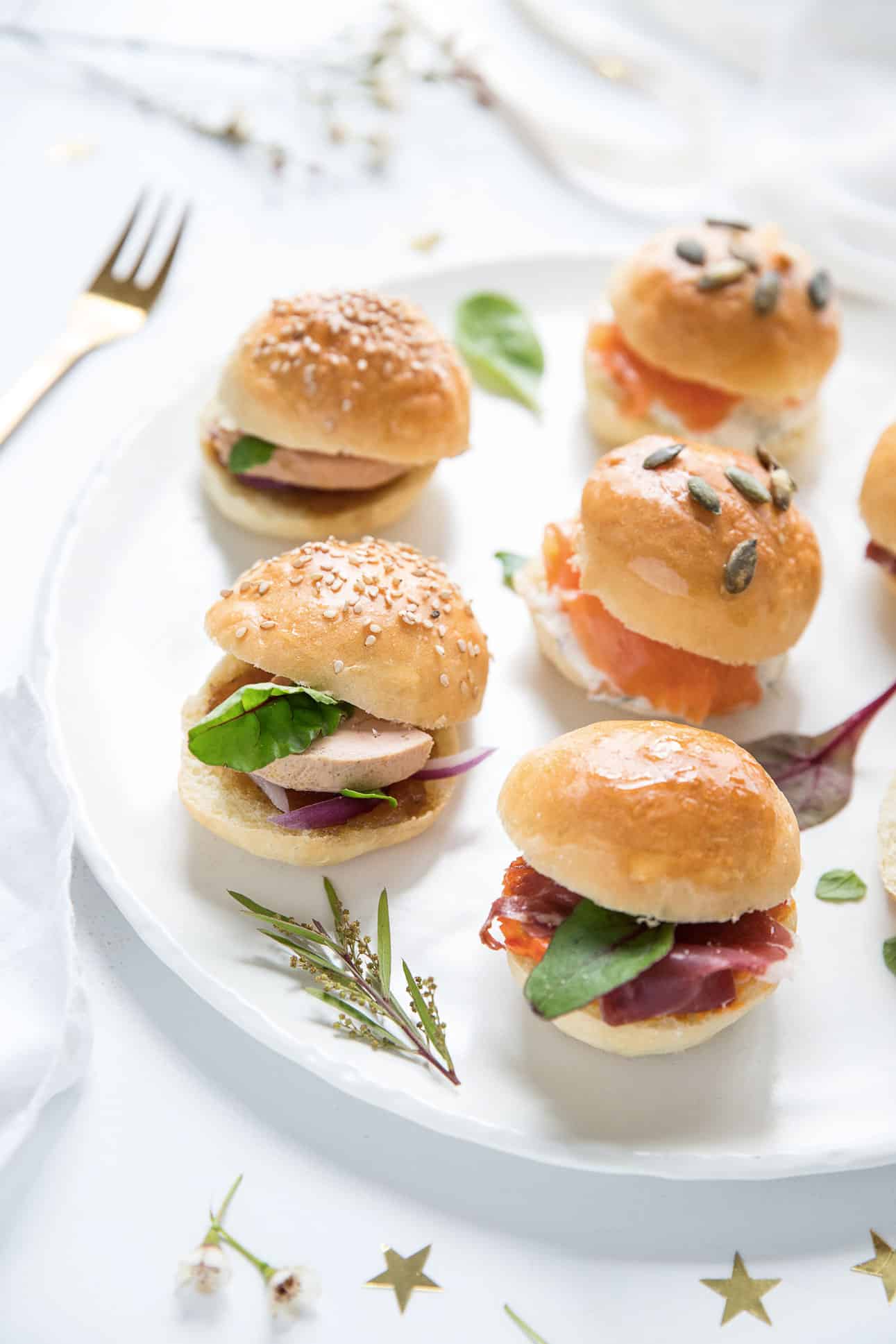 Mini burgers apéritif de fêtes