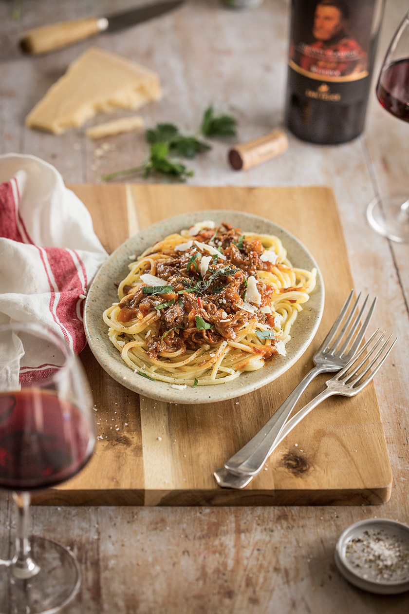 pasta al ragù à l'agneau